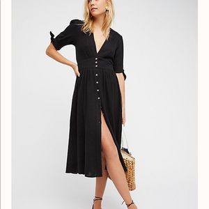 Free People Love of my Life Midi Dress, M